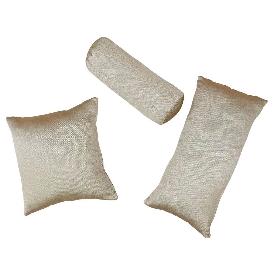 Dekokissen (mit Einlage) 45x45 cm (creme)