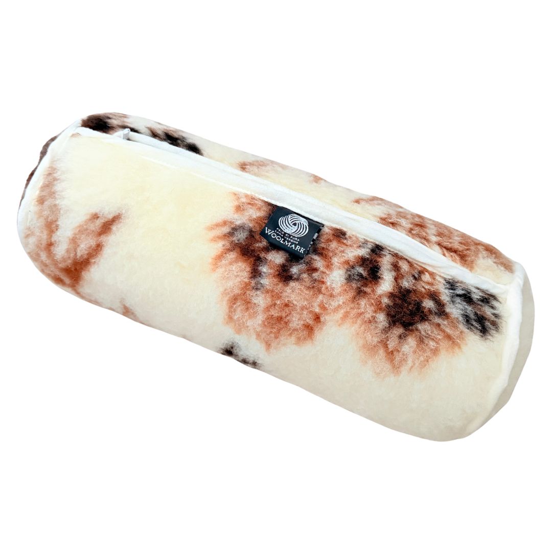 Gyapjú henger párna - mintás 520 gr/m2