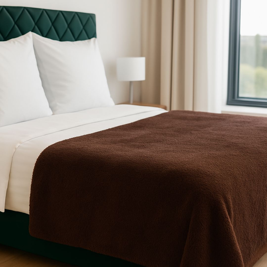 Chocolate soft blanket