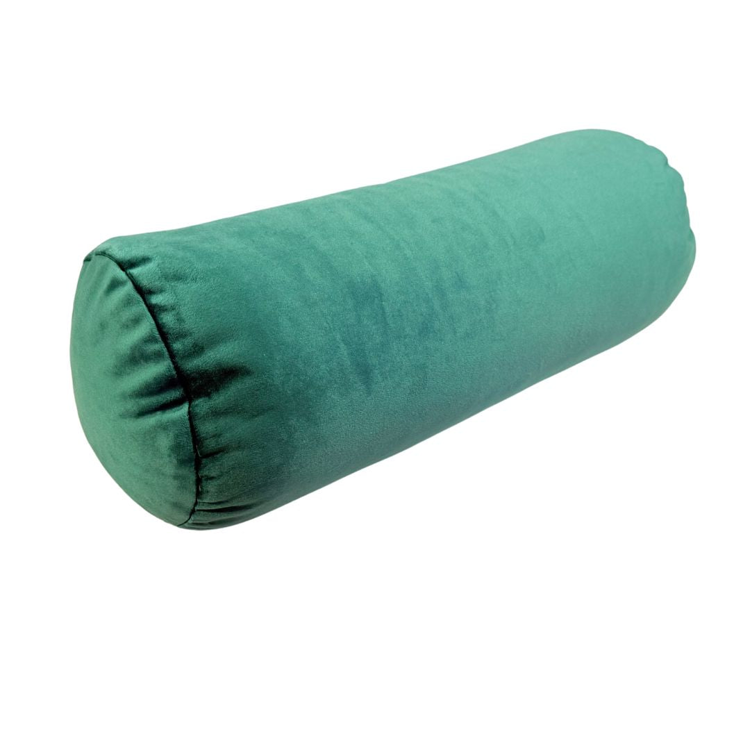 Moss green velvet decorative pillow sets - with inserts
