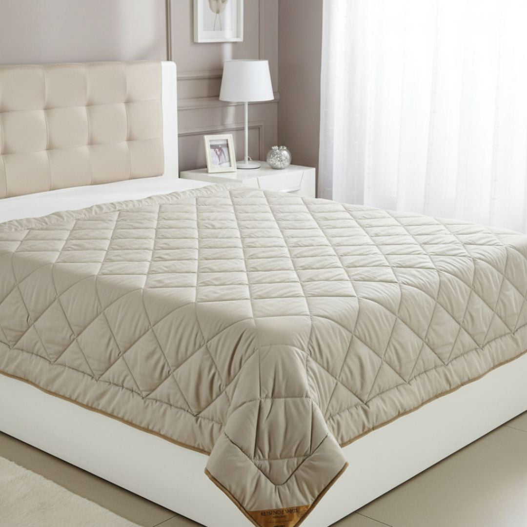 Weiß - Woll-4-Jahreszeiten-Bettdecke - 140x200 cm