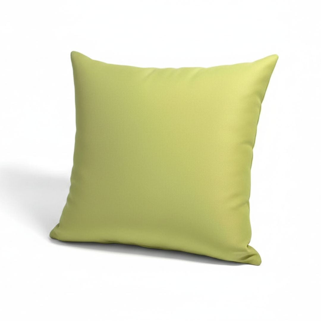 Decorative cushion with insert - zippered - BLACK OUT - kiwi green