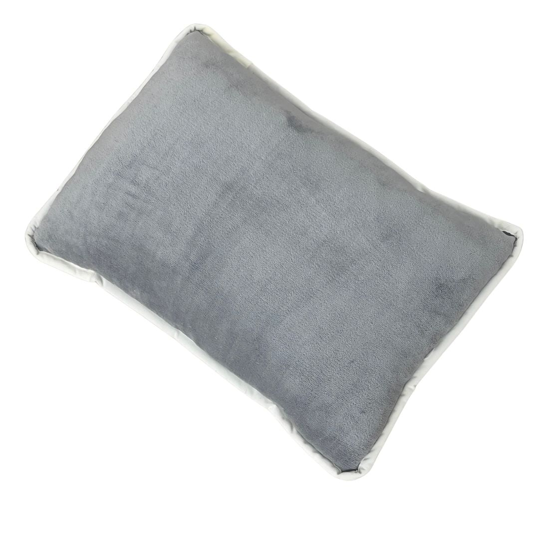Soft - extra warm, soft double-sided winter blanket - grey/natural - 135x195 cm