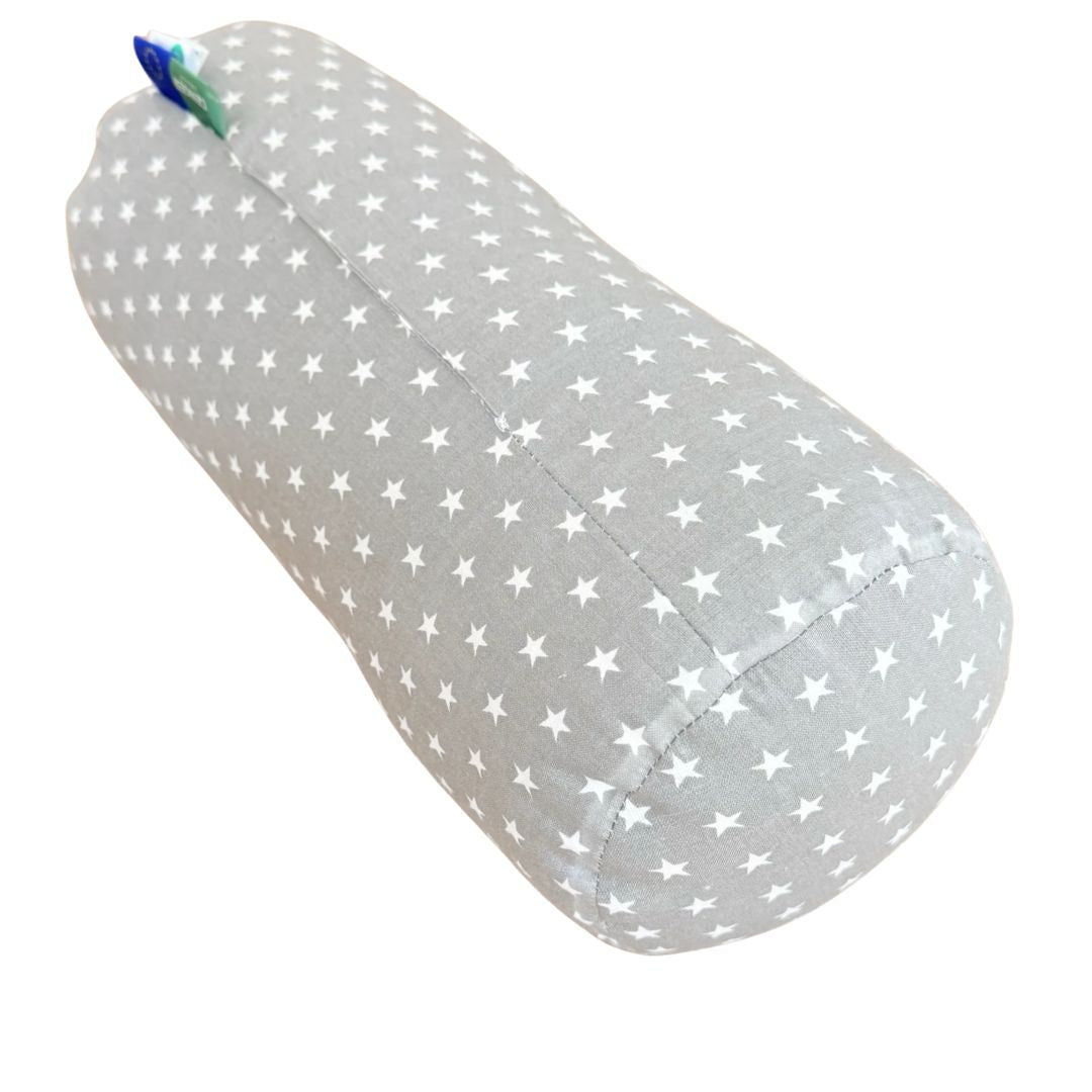 Beige branched - cylinder pillow