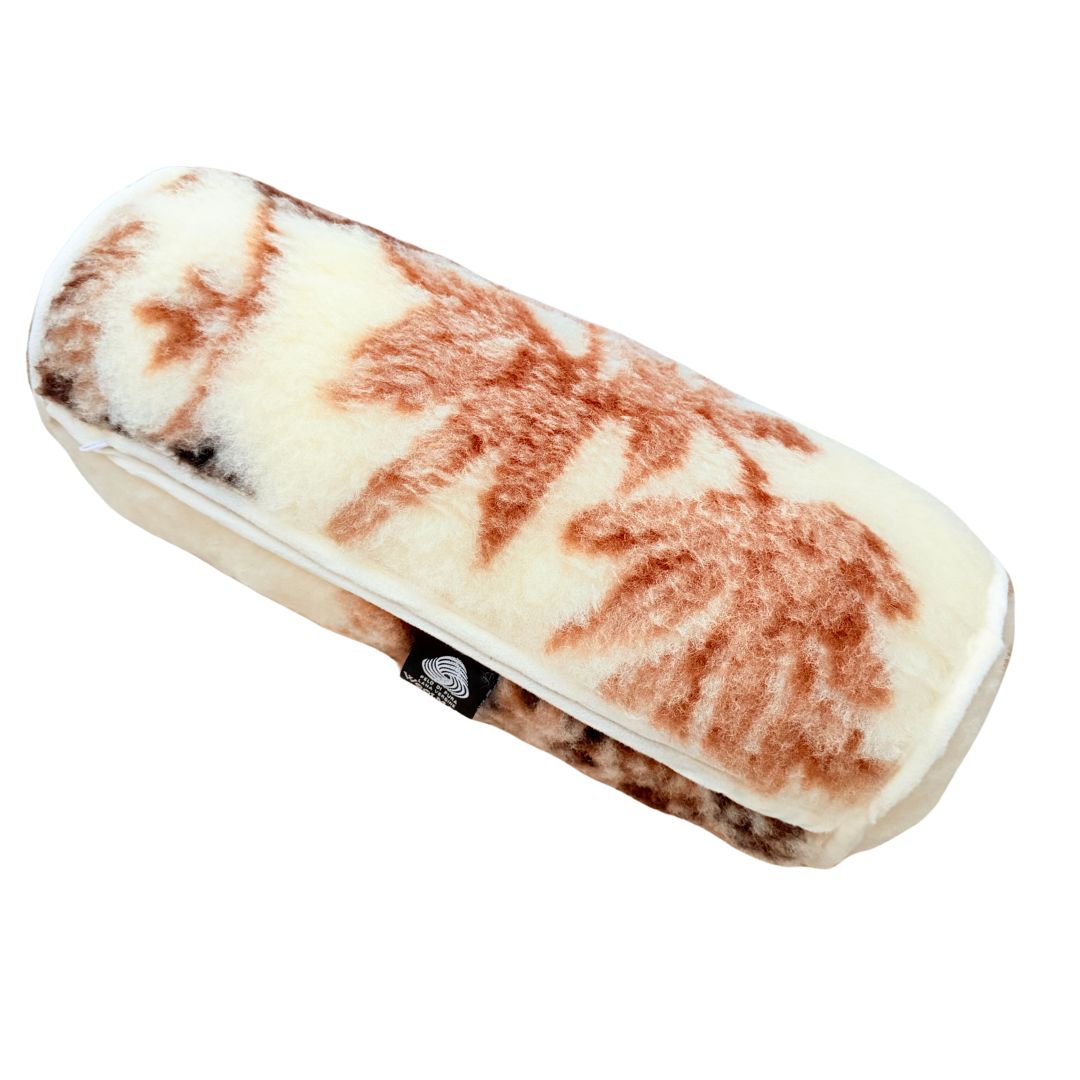 Gyapjú henger párna - mintás 520 gr/m2