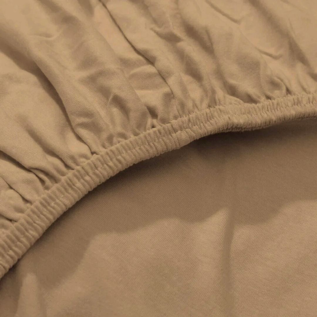 Jersey - Fitted sheet - White - Premium quality! - 150 g/m2