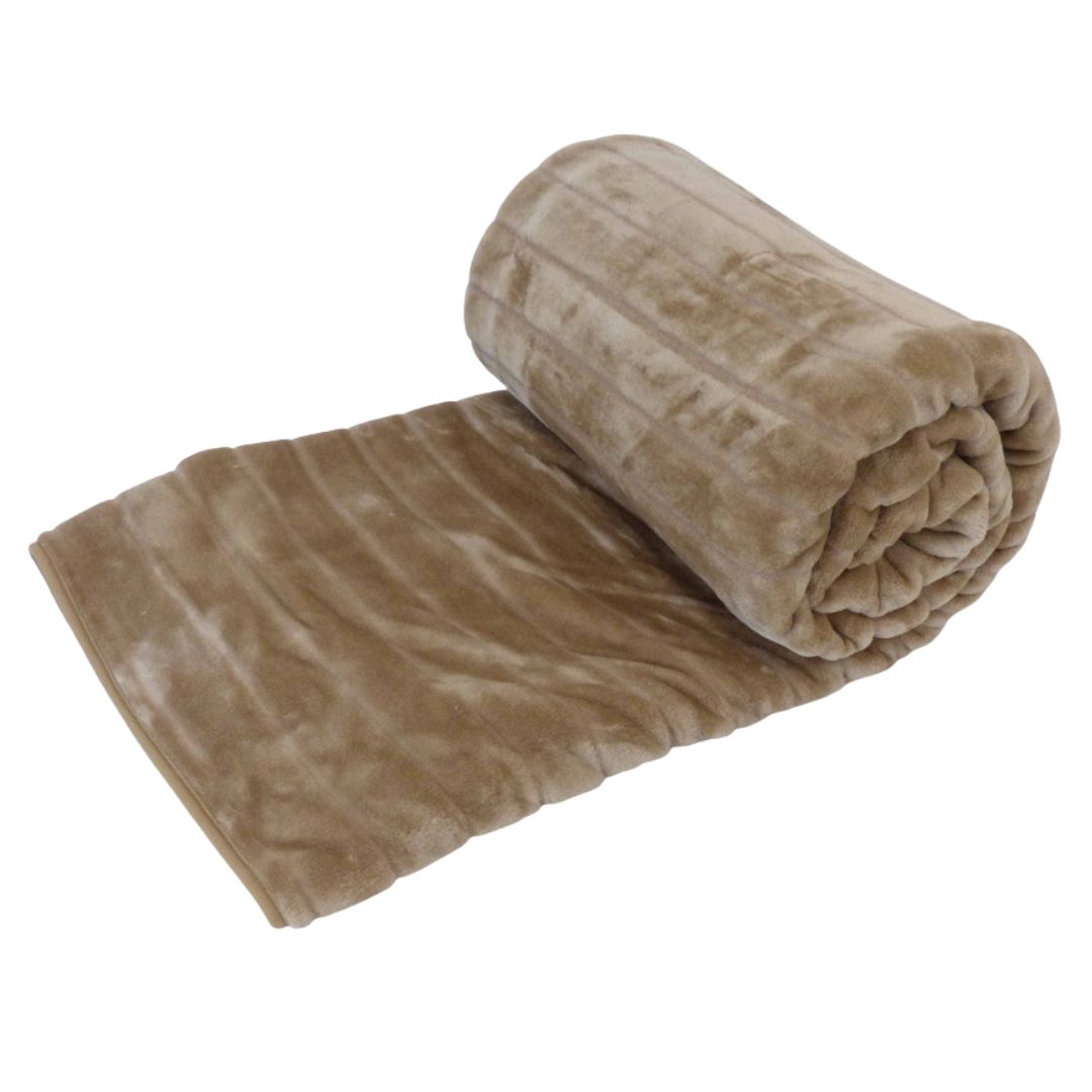 Plaid - Merino Cappuccino - 220x240 cm