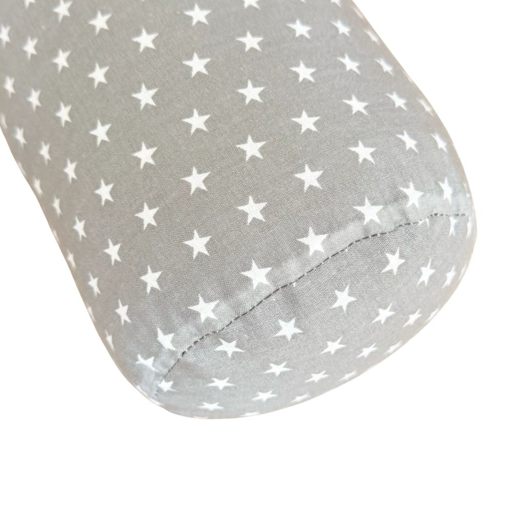 Beige branched - cylinder pillow