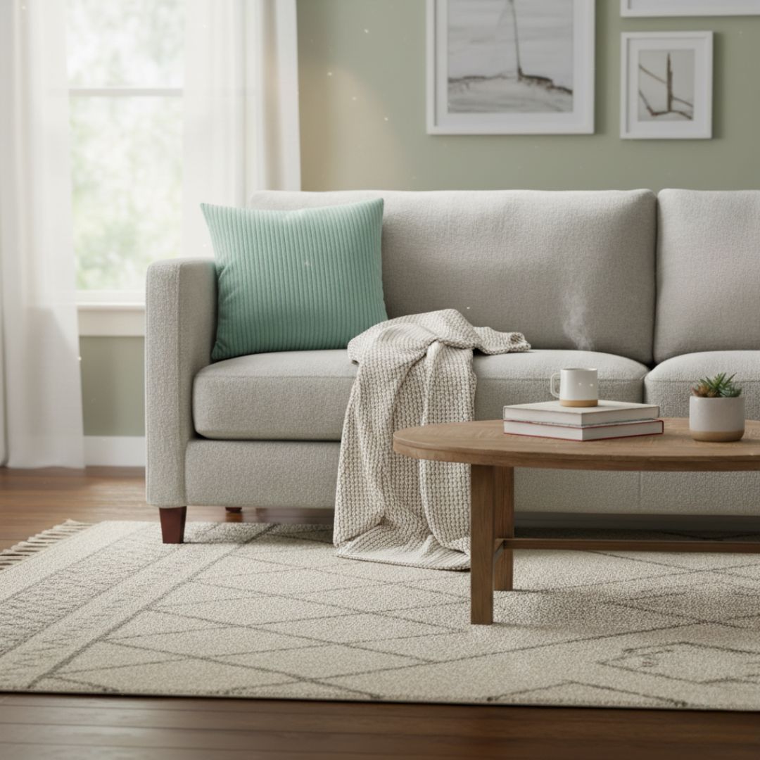 Corduroy decorative pillow - 45x45 cm