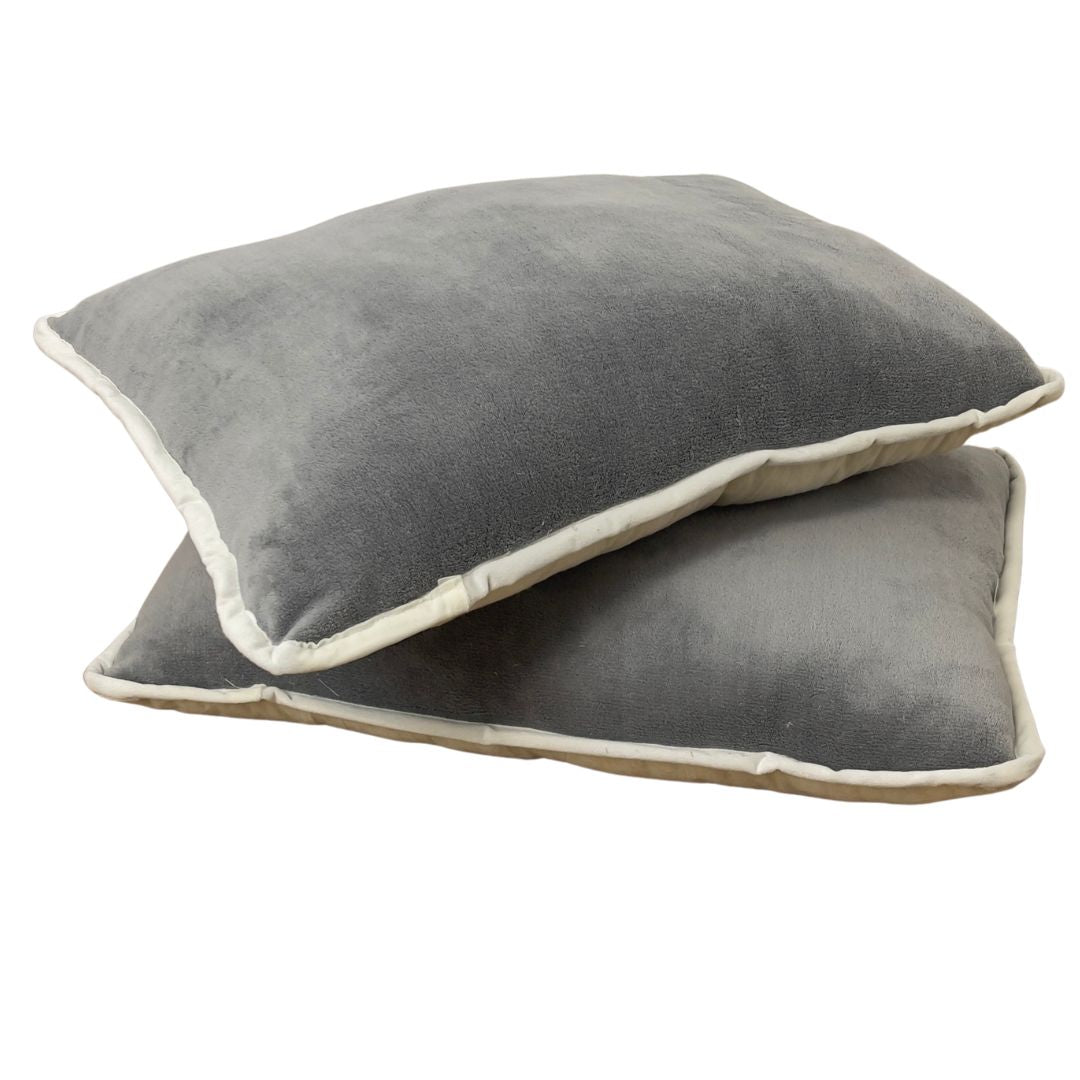 Soft - extra warm, soft double-sided winter blanket - grey/natural - 135x195 cm