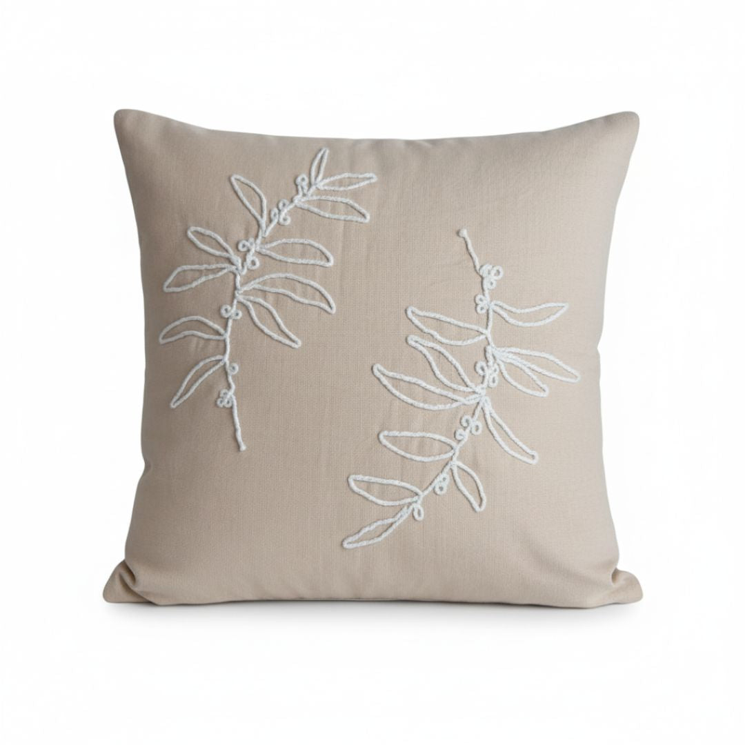 Dark blue decorative pillow - with insert - 45x45 cm