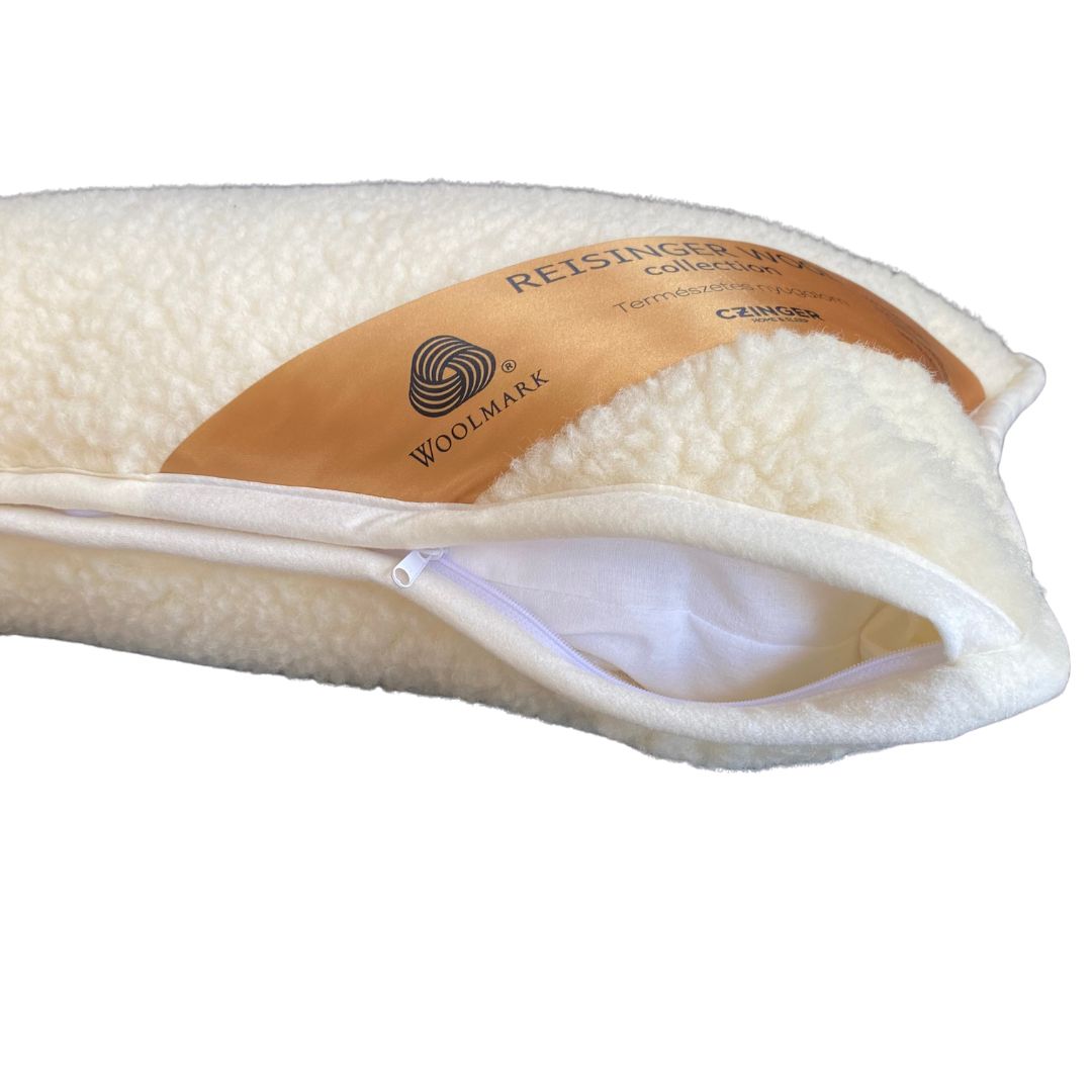 Gyapjú Euro párna kétoldalas 450 gr/m2 - 40x80 cm