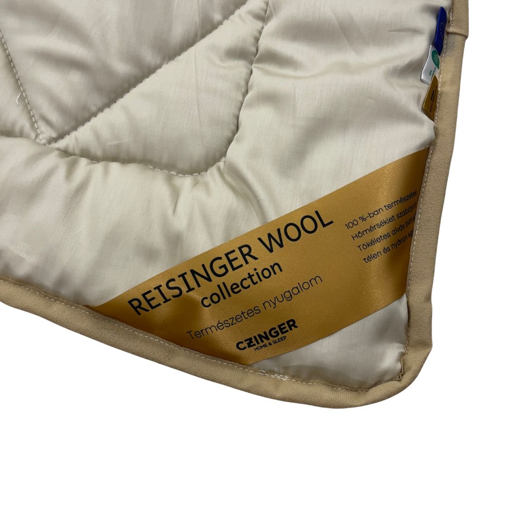 Weiß - Woll-4-Jahreszeiten-Bettdecke - 140x200 cm