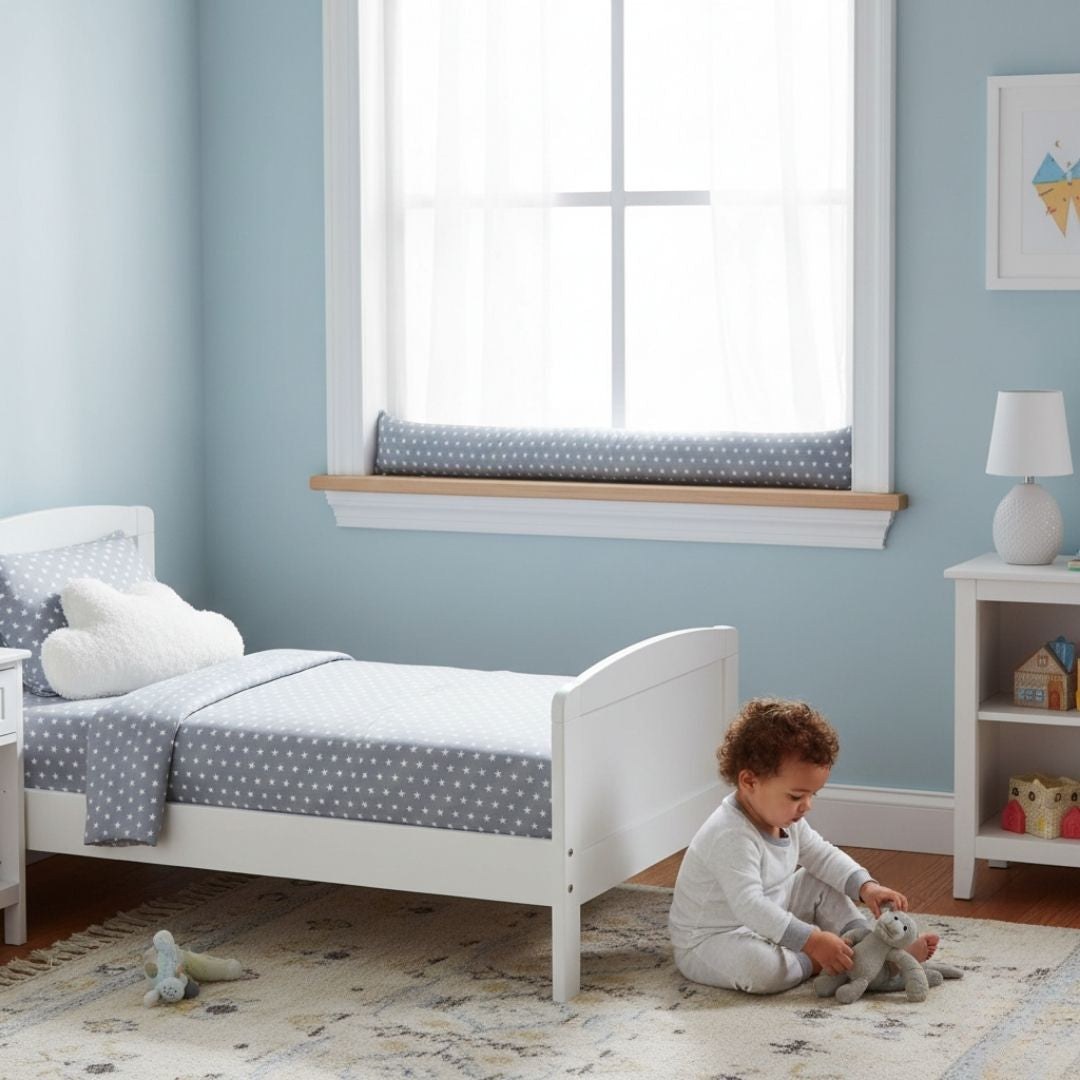 Huzatfogó - szürke alapon fehér csillag mintával