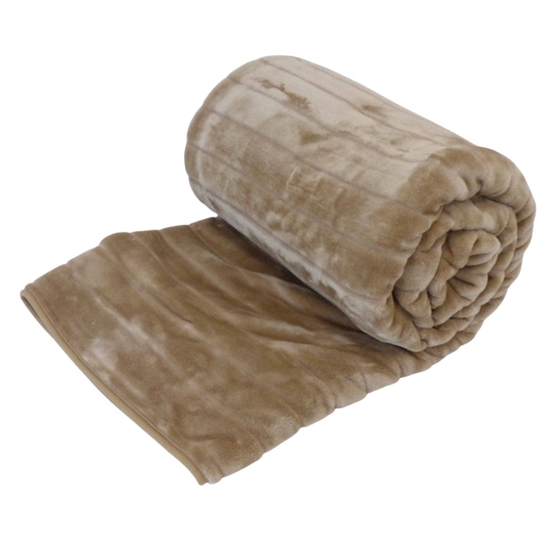 Plaid - Merino Cappuccino - 220x240 cm