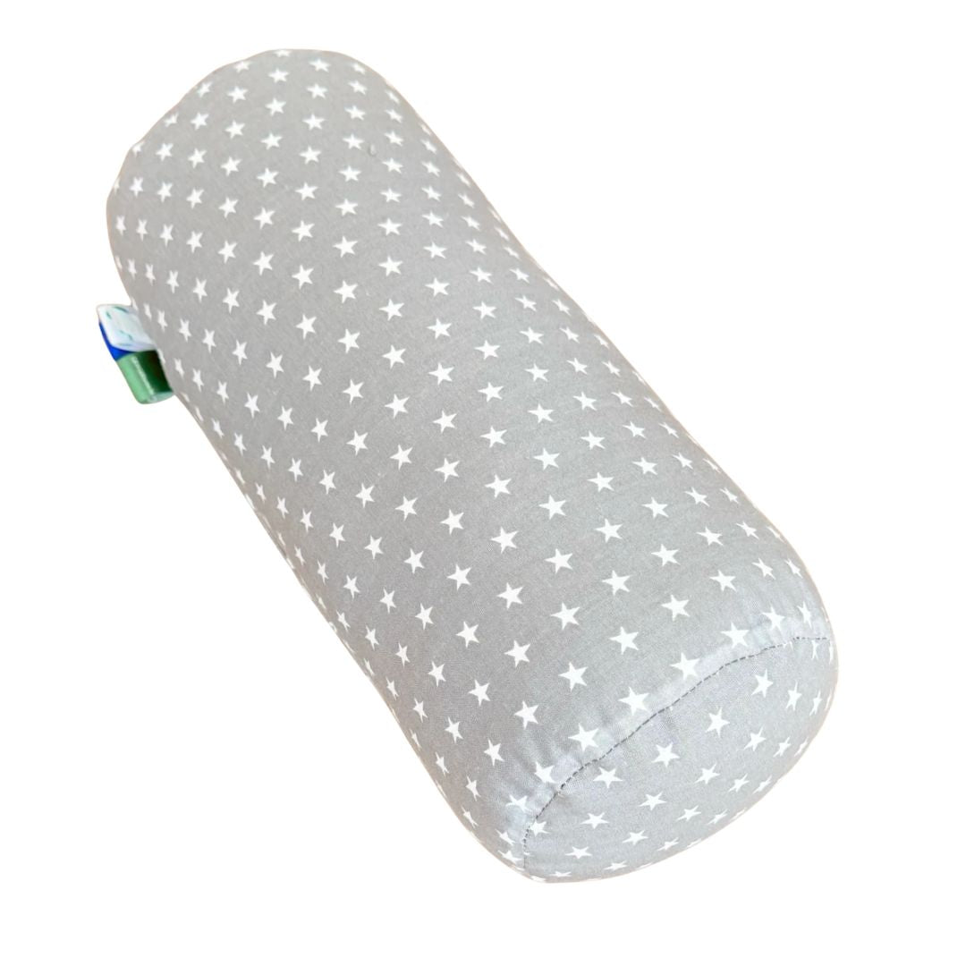 Beige branched - cylinder pillow