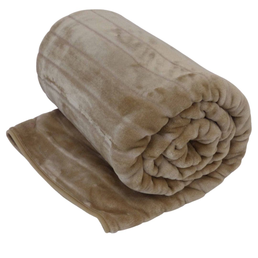 Plaid - Merino Cappuccino - 220x240 cm