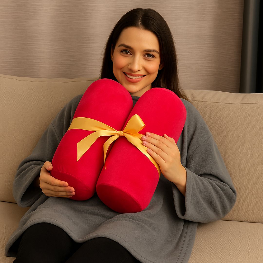 Lux Rollkissen - Nackenkissen-Set (Reiseset)