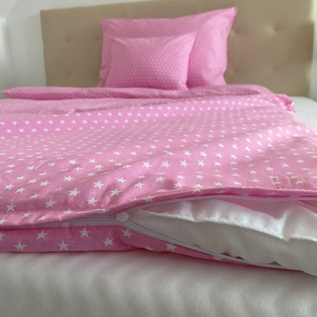 Pink Dream Baumwollbettwäsche – moderne, traumhafte Atmosphäre