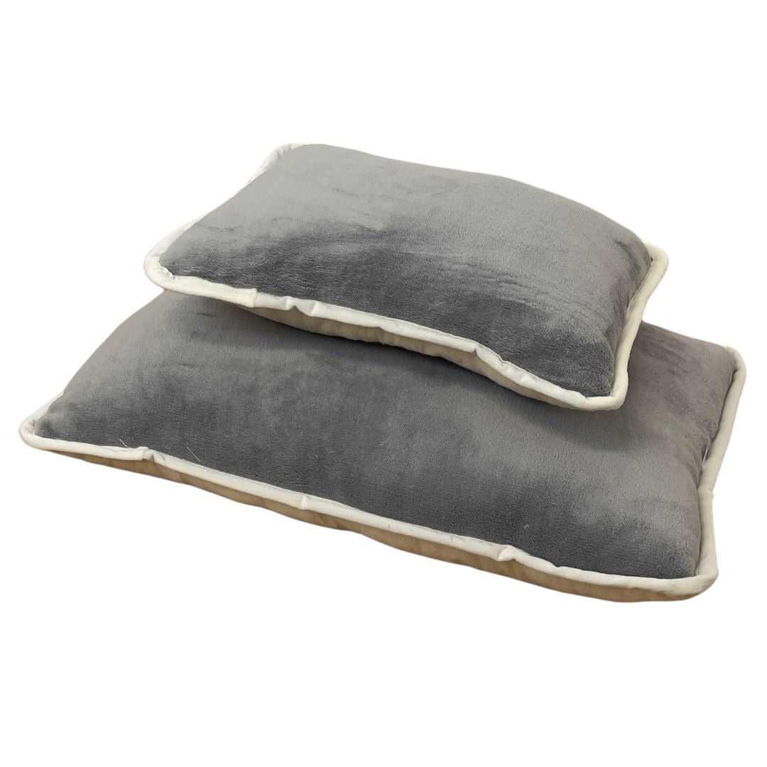 Soft - extra warm, soft double-sided winter blanket - grey/natural - 135x195 cm