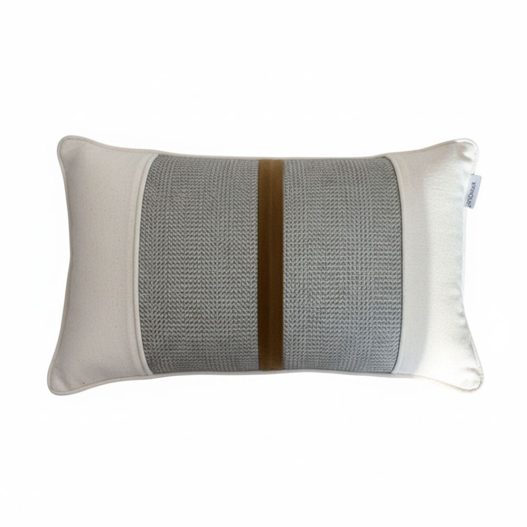 Dark blue decorative pillow - with insert - 45x45 cm