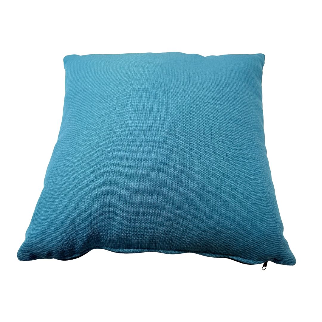 Díszpárna betéttel - Tengerkék dekorpárna - 40x40 cm