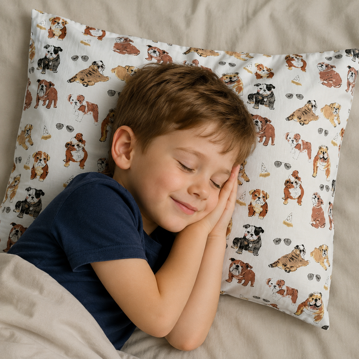 Woof Dream pamut párnahuzat – kedves és modern hangulat