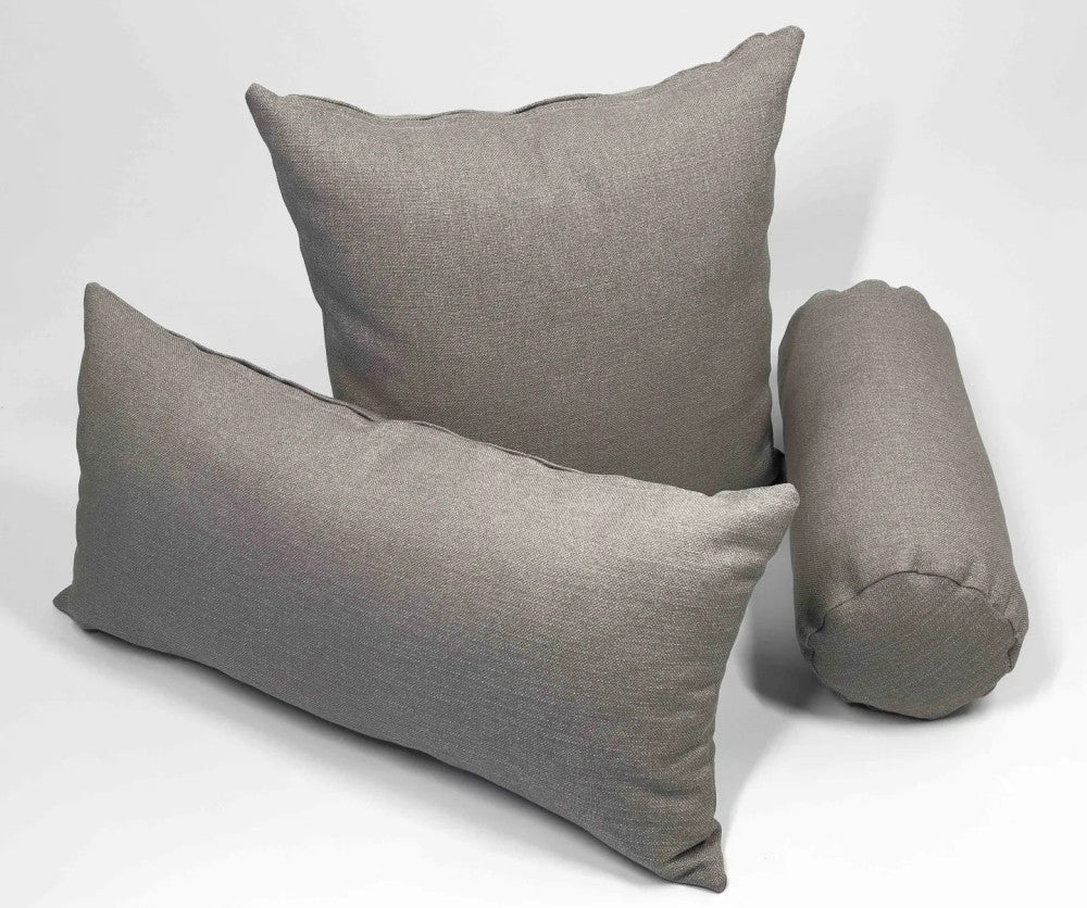 Decorative cushion sets with inserts - zipped - Greige