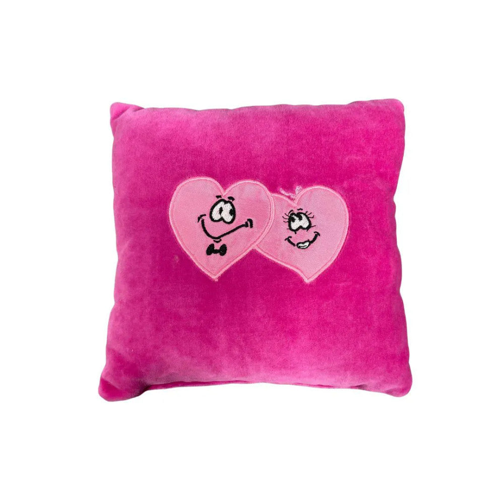 Heart shaped decorative pillow - plush - small