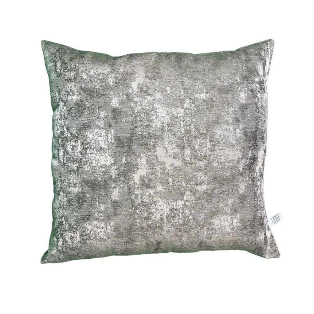 Decorative silvery throw pillow sets