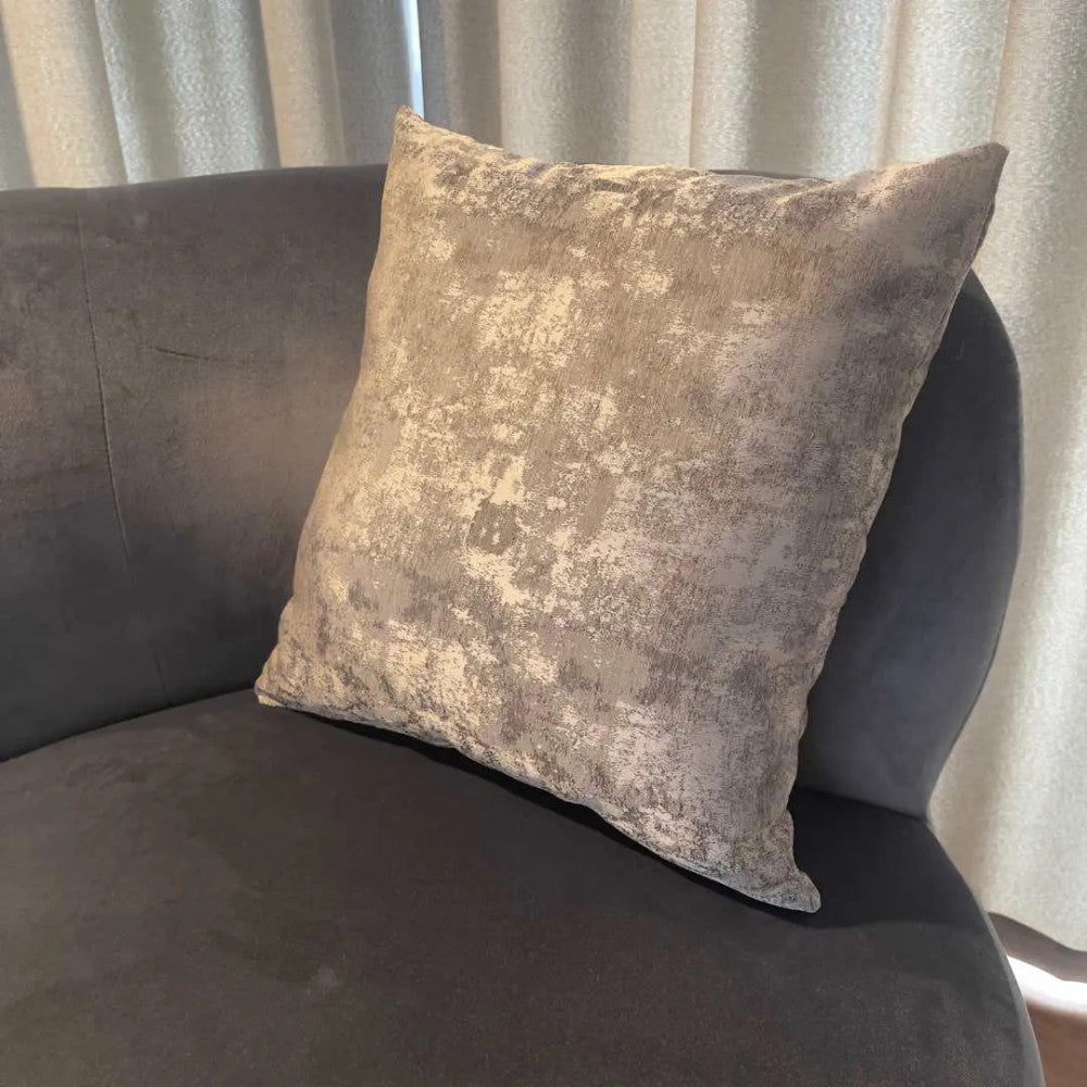 Decorative silvery throw pillow sets