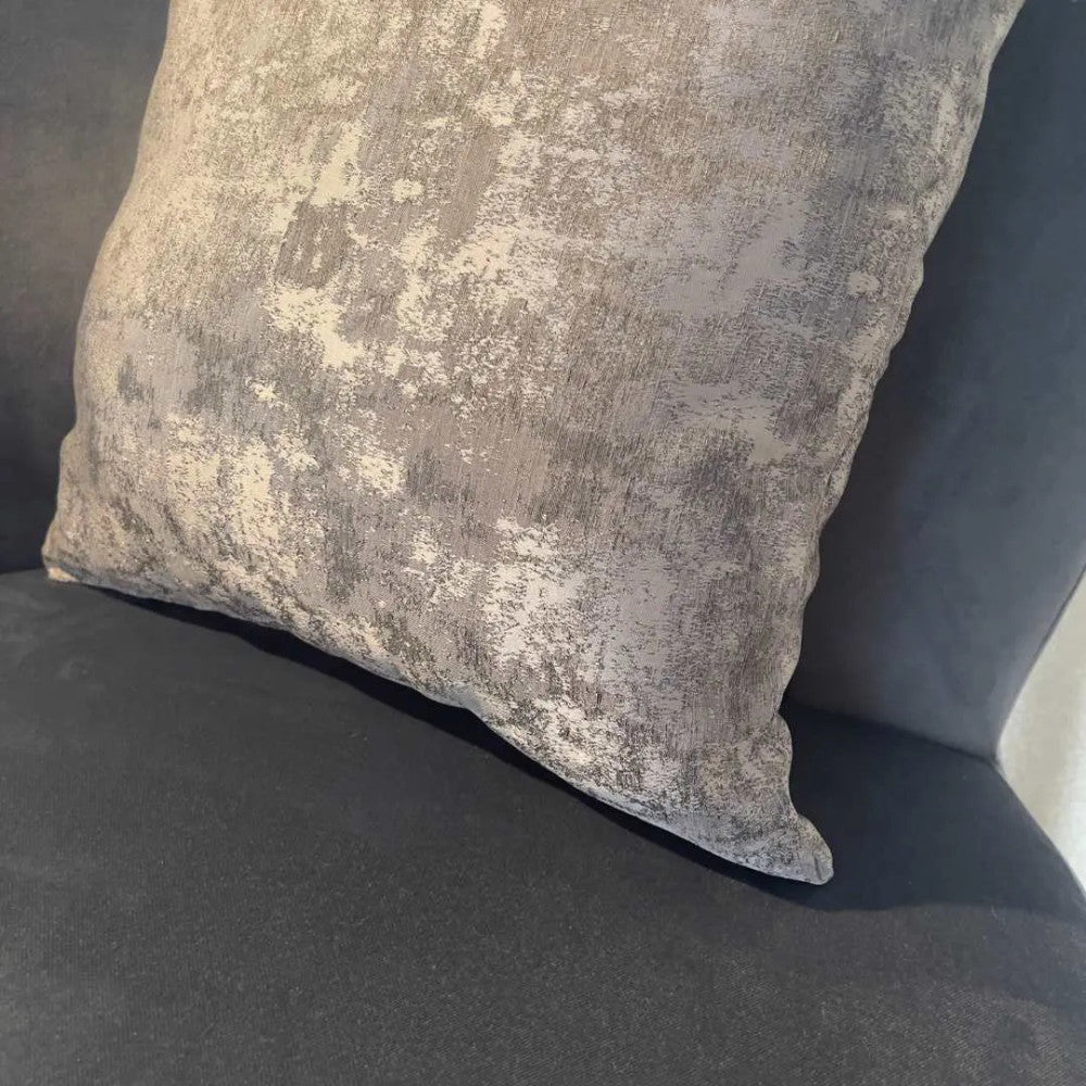 Decorative silvery throw pillow sets