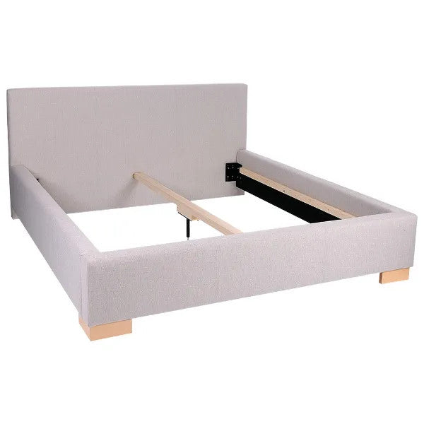 Futon bed Virgetto with 90cm high headboard