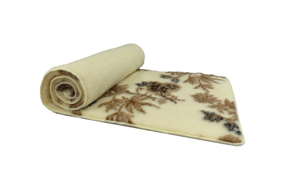 Wool underblanket (mattress pad), patterned double-sided - 520 g/m²