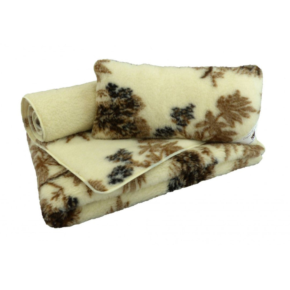 Gyapjú Euro párna mintás kétoldalas - 520 gr/m2 - 40x80 cm