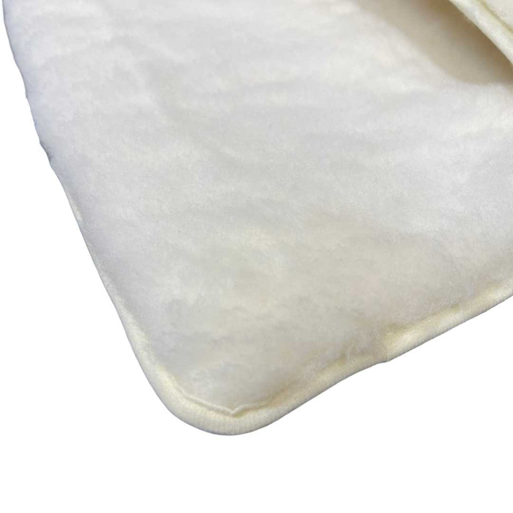 Kaschmir-Wolle Fußwärmer - 42x42 cm - groß - 550 g/m²