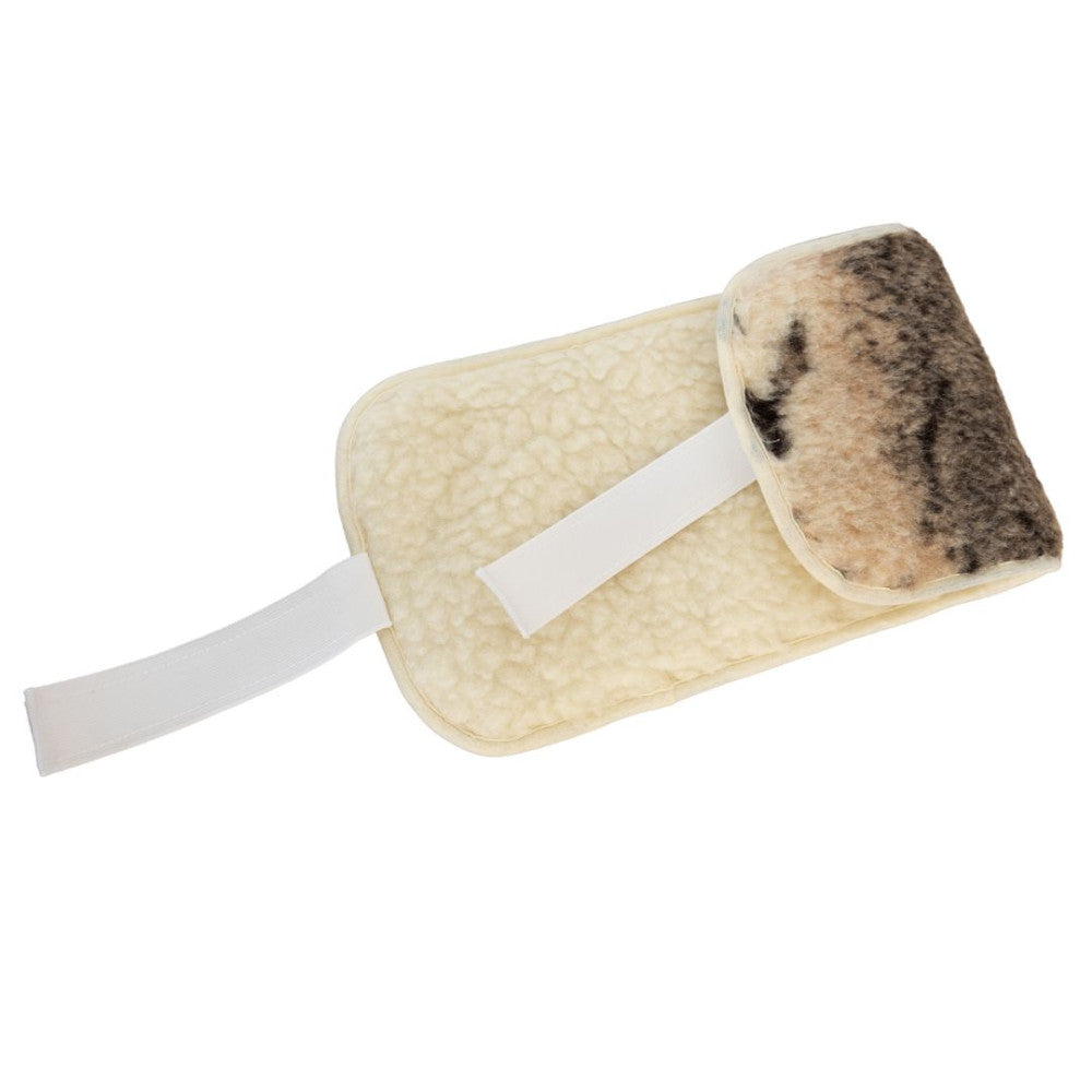 Wool kidney warmer - 20x55 cm - medium - patterned