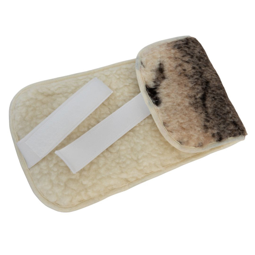 Wool kidney warmer - 20x55 cm - medium - patterned