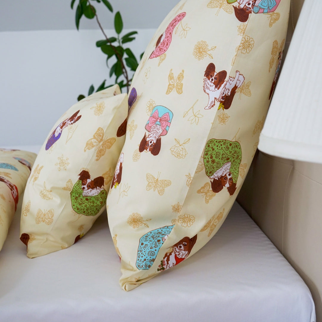 Puppy Chic Cotton Duvet Cover Set – with cute dog design