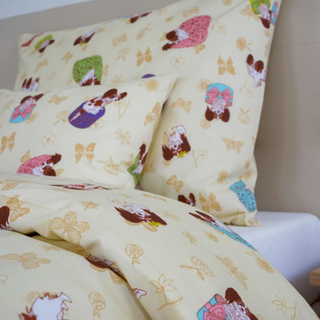 Puppy Chic Cotton Duvet Cover Set – with cute dog design
