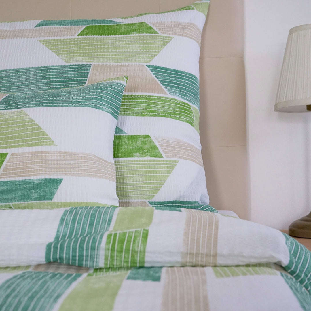 Green Harmony Krepp-Bettwäsche – frische natürliche Eleganz