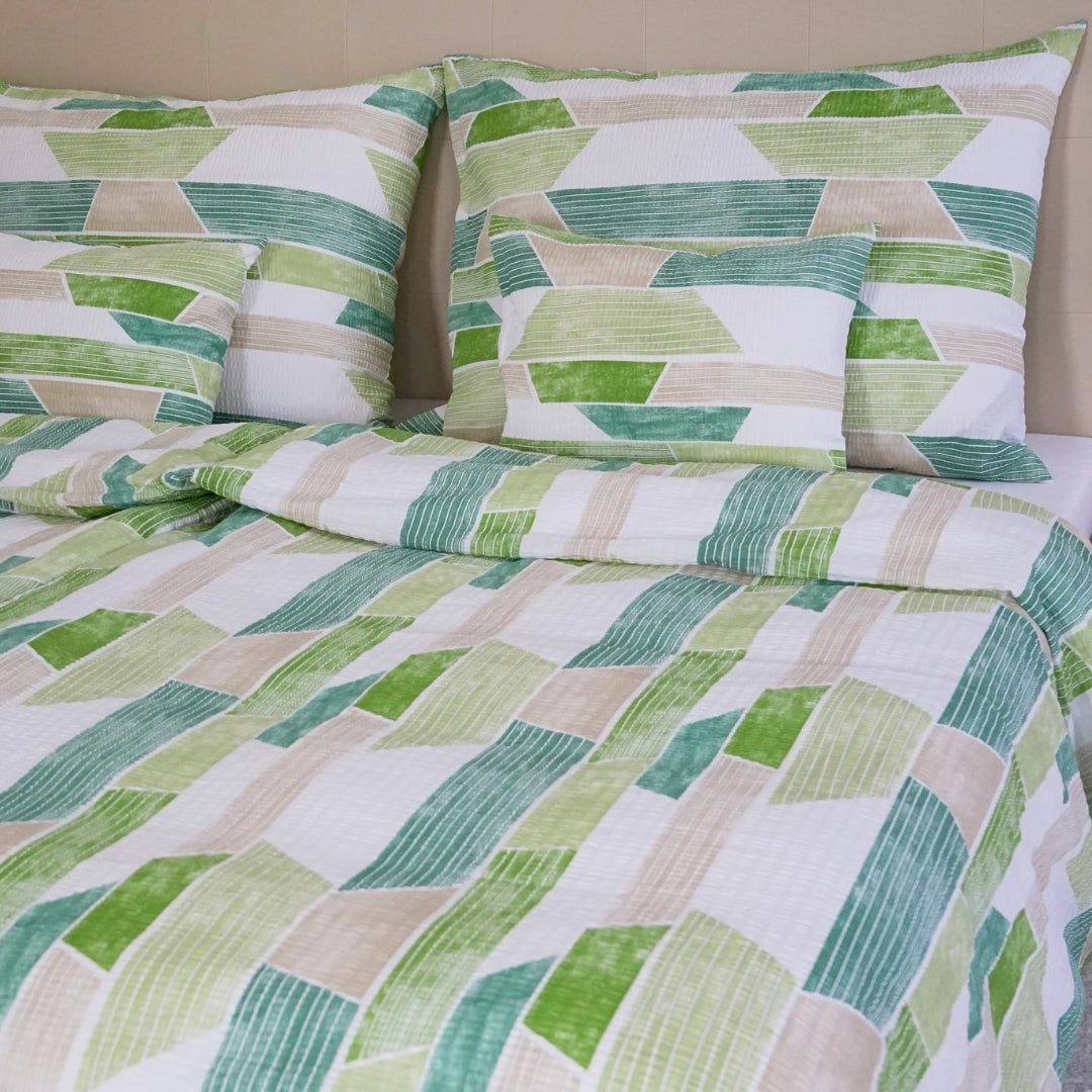 Green Harmony Krepp-Bettwäsche – frische natürliche Eleganz