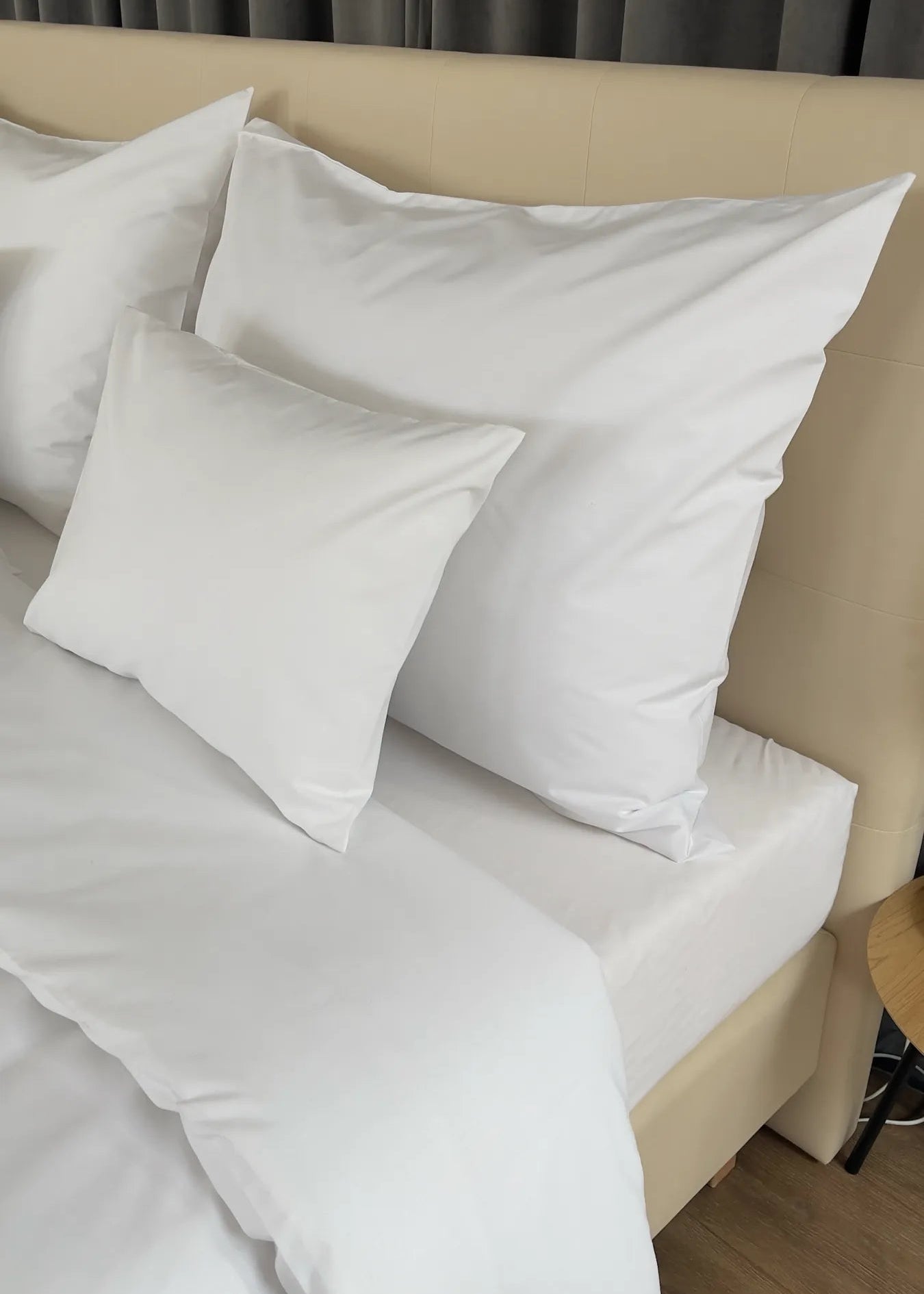 Hotel 100% cotton percale duvet cover set - envelope closure - 146 g/m2 - packaged