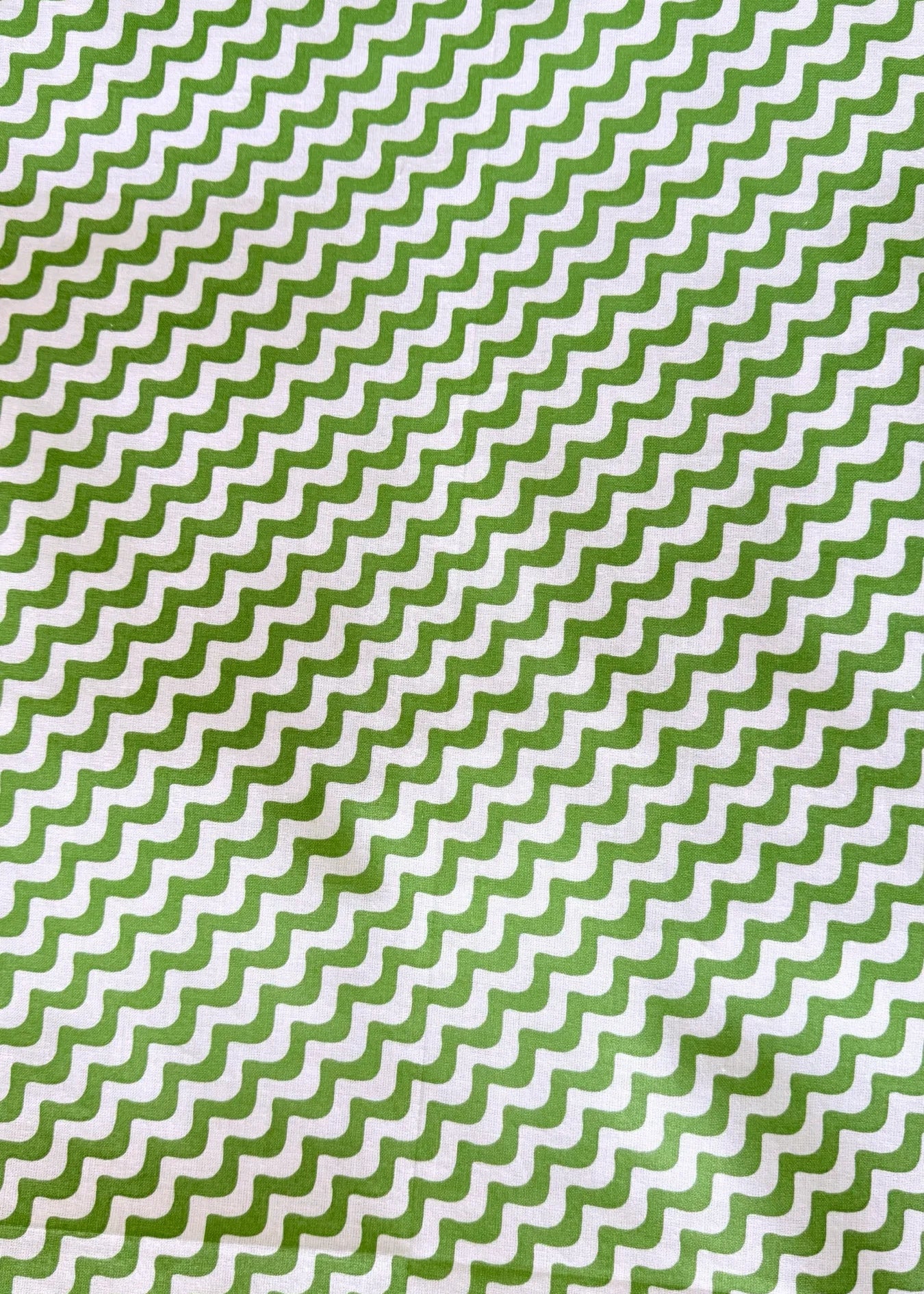 Pamut ágyneműhuzat garnitúra - Pisztácia hullám