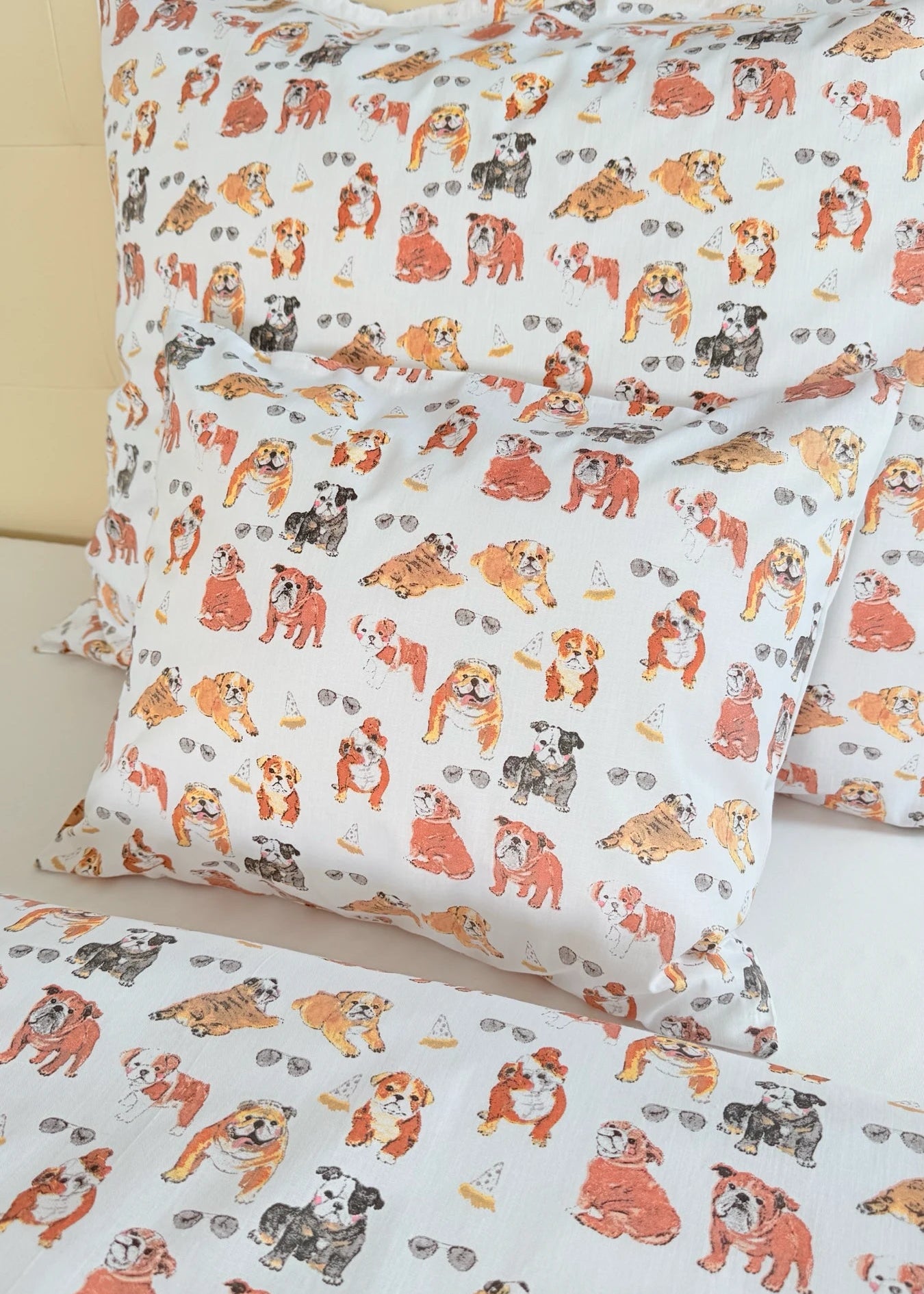 Woof Dream pamut ágyneműhuzat – kedves és modern hangulat