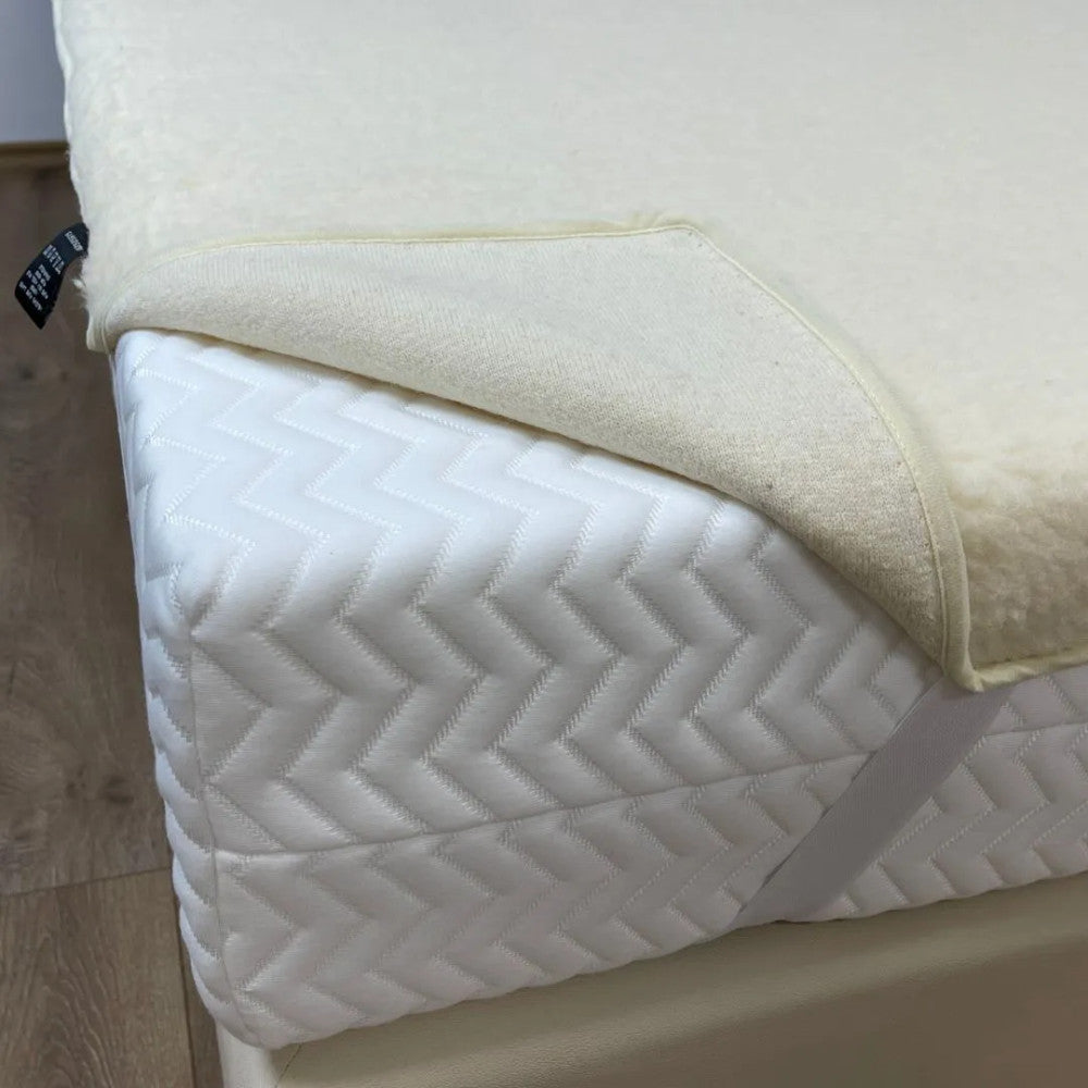 Merino wool mattress protector - 600 gr/m2 single sided