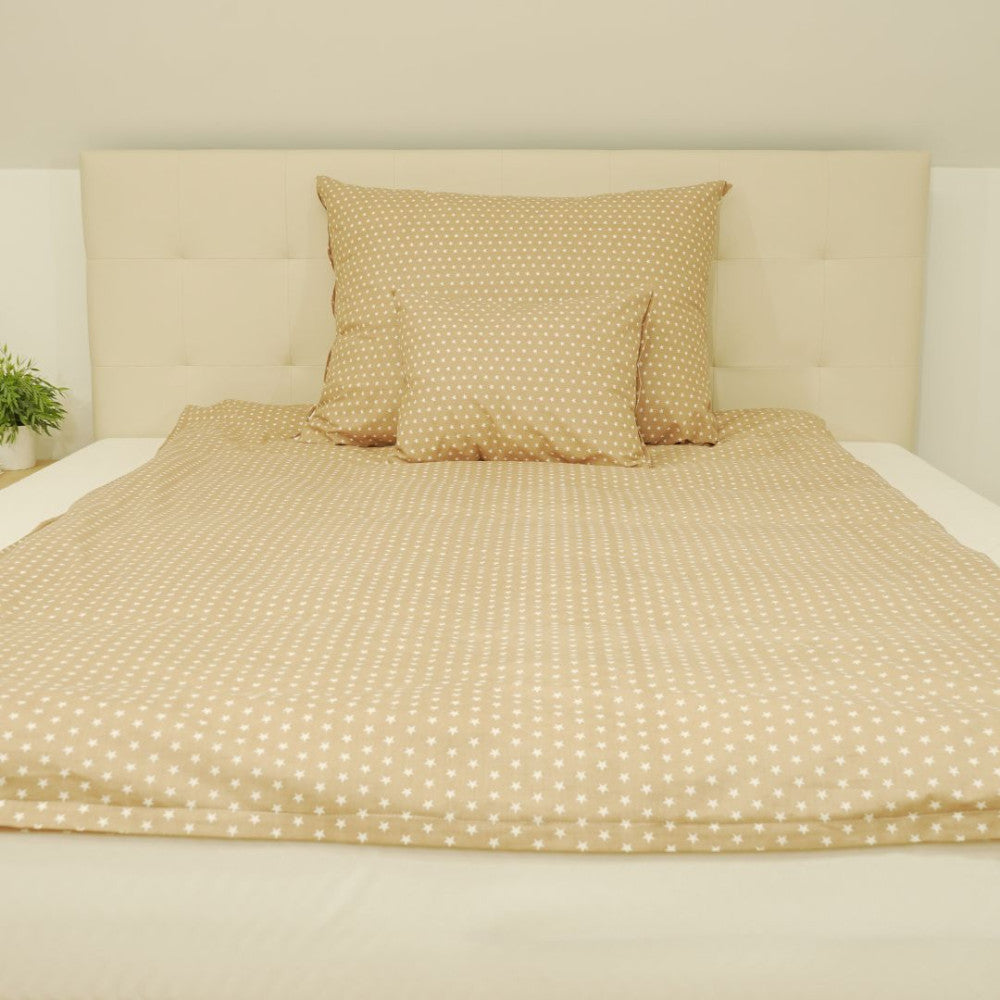 Sand Star Cotton Bed Linen – natural starry elegance