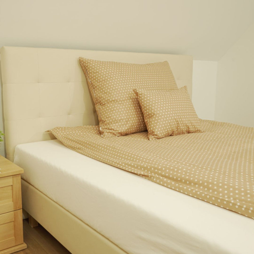 Sand Star Cotton Bed Linen – natural starry elegance