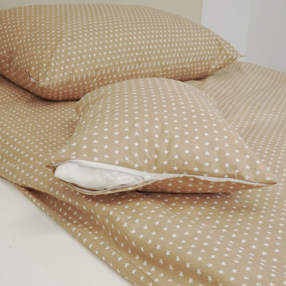 Sand Star Cotton Bed Linen – natural starry elegance
