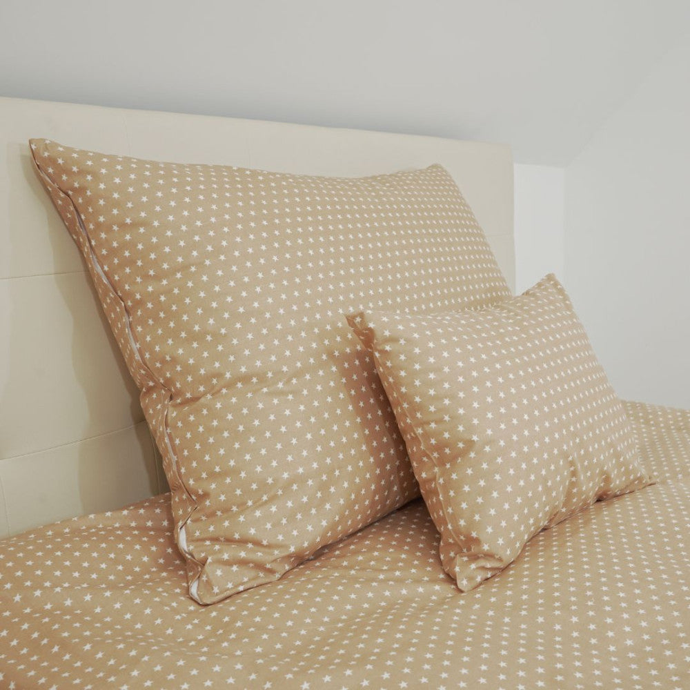 Sand Star Cotton Bed Linen – natural starry elegance